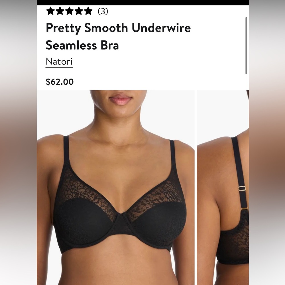Pretty Smooth Underwire Seamless NWOT Natori 36G Bra